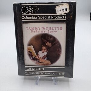 Factory Sealed Tammy Wynette Bedtime Story 8-Track Tape BA 13261